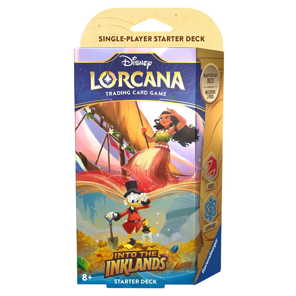 Disney Lorcana: Into the Inklands TCG Starter Deck Ruby & Sapphire