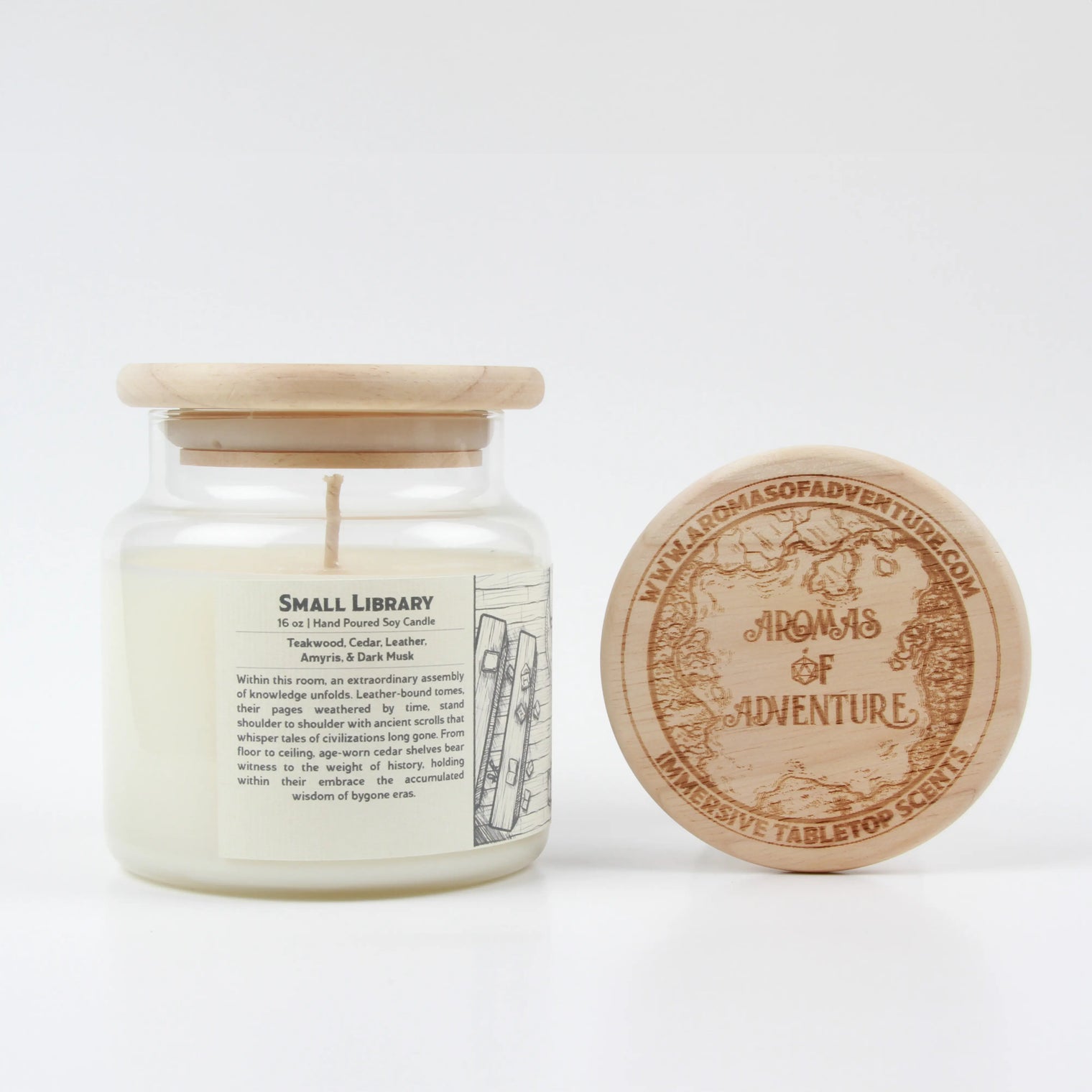 Small Library - 16 oz Candle