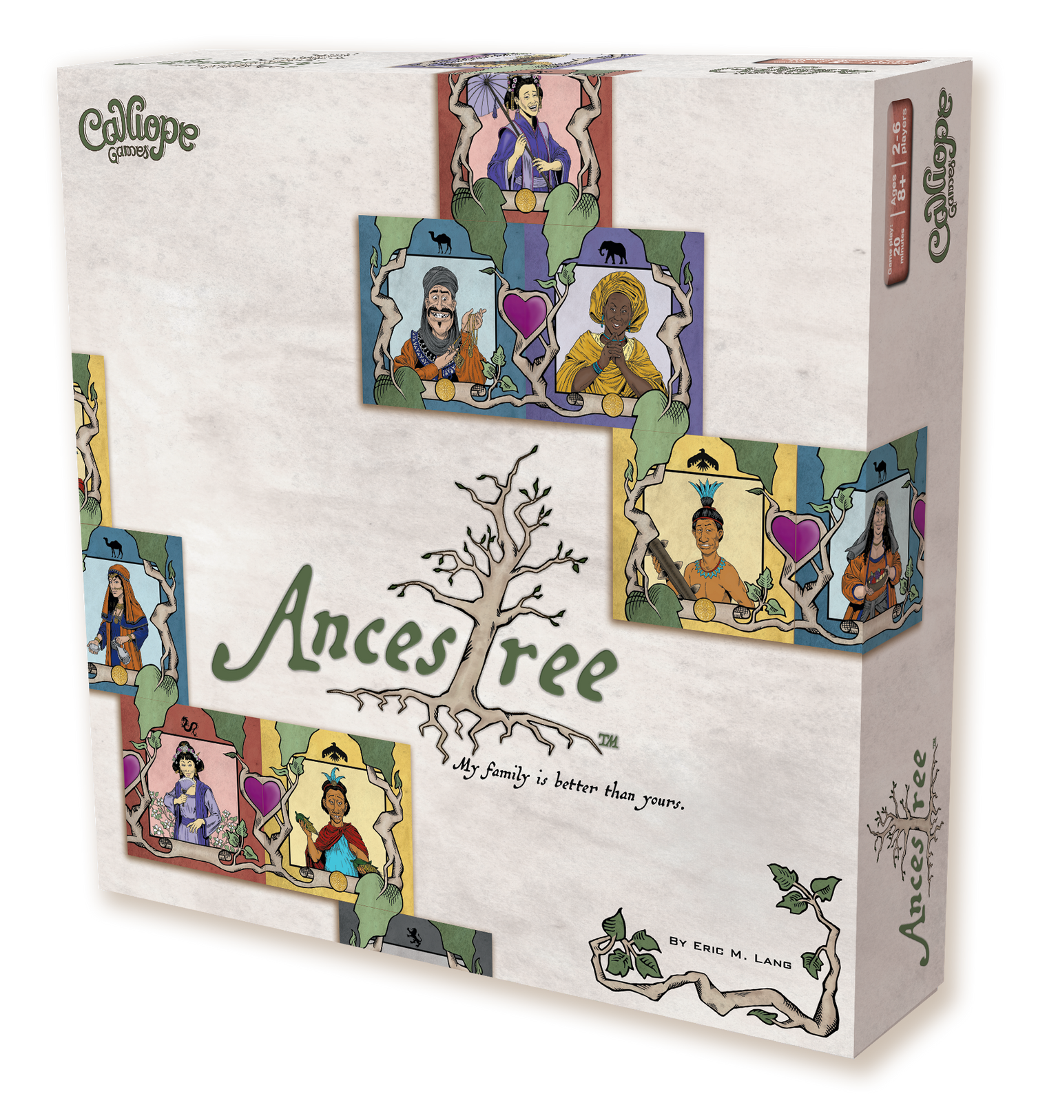 Ancestree - An Elegant Tile Drafting Family Board Game