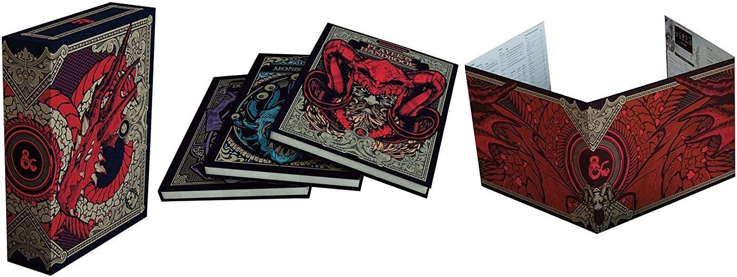 Dungeons and Dragons RPG: Core Rulebook Gift Set Limited Alternate Covers