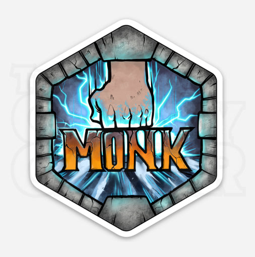 Monk Sticker