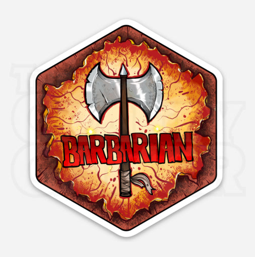 Barbarian Sticker