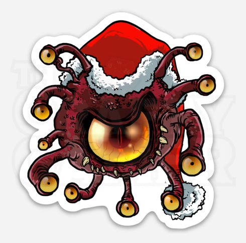 Festive Beholder Sticker