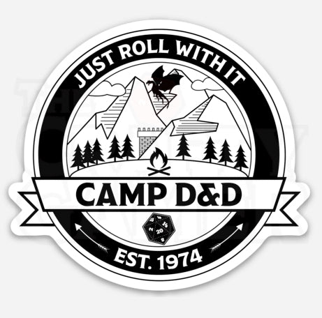 Camp D&D Sticker